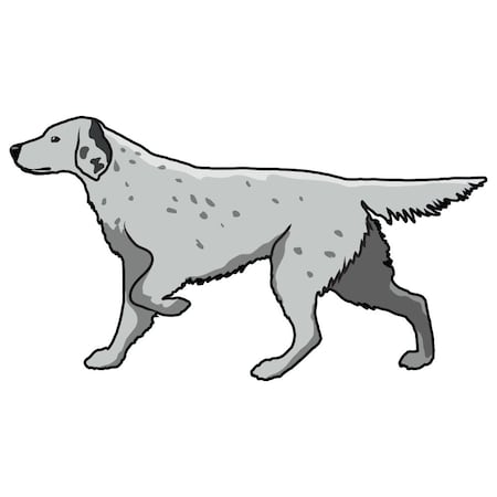 Signmission English Setter Dog Decal, Dog Lover Decor Vinyl Sticker D-12-English Setter